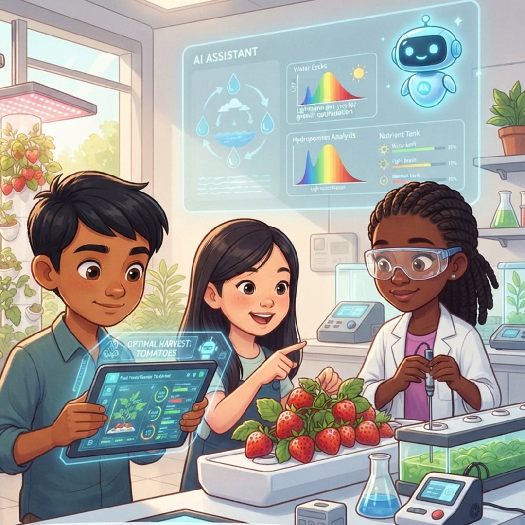 AI Climate Scientist illustration
